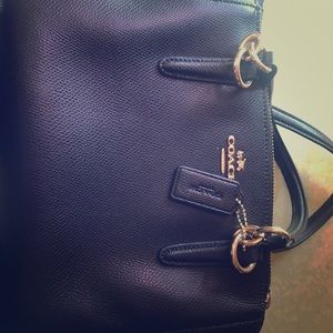 Black coach purse